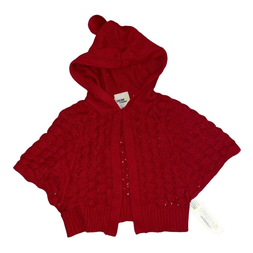 Little Red Riding Hood Cardigan Sweater Sz 4T Girl